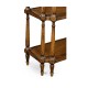 Antique walnut console on baluster legs