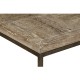 Limed iron side table