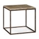 Limed iron side table