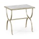 Églomisé & Silver Iron Rectangular Side Table