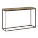 Limed oak console
