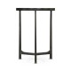 Églomisé & Bronze Iron Round Lamp Table