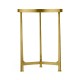 Églomisé & Gilded Iron Round Lamp Table