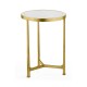 Églomisé & Gilded Iron Round Lamp Table