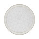 Églomisé & Silver Iron Round Lamp Table