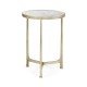Églomisé & Silver Iron Round Lamp Table
