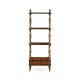Mahogany Four-Tier Étagère with Serpentine Shelf (Narrow)