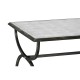 Églomisé & Bronze Iron Coffee Table