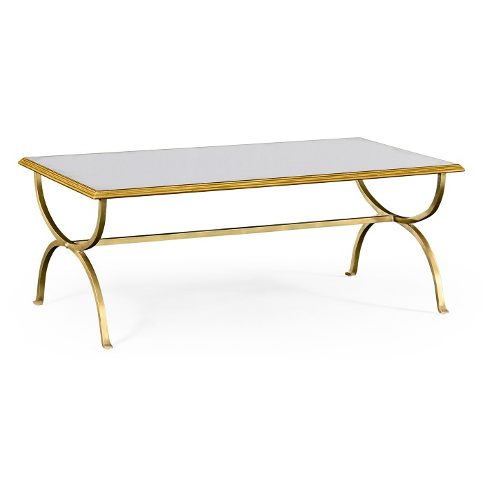 Gilded coffee table (Antiqued mirror)