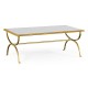 Gilded coffee table (Antiqued mirror)