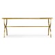 Églomisé & Gilded Iron Coffee Table