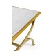 Églomisé & Gilded Iron Coffee Table