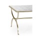 Églomisé & Silver Iron Coffee Table