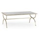 Églomisé & Silver Iron Coffee Table