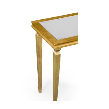 Italian Gilded Rectangular Side Table