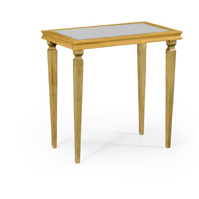 Italian Gilded Rectangular Side Table