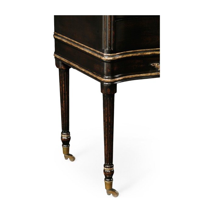 Ebonised Collectors Cabinet