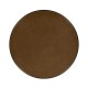 Leather top & bronze iron side table