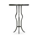 Églomisé & Bronze Iron Round Wine Table