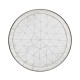 Églomisé & Bronze Iron Round Wine Table