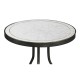 Églomisé & Bronze Iron Round Wine Table