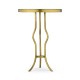 Églomisé & Gilt Iron Round Wine Table