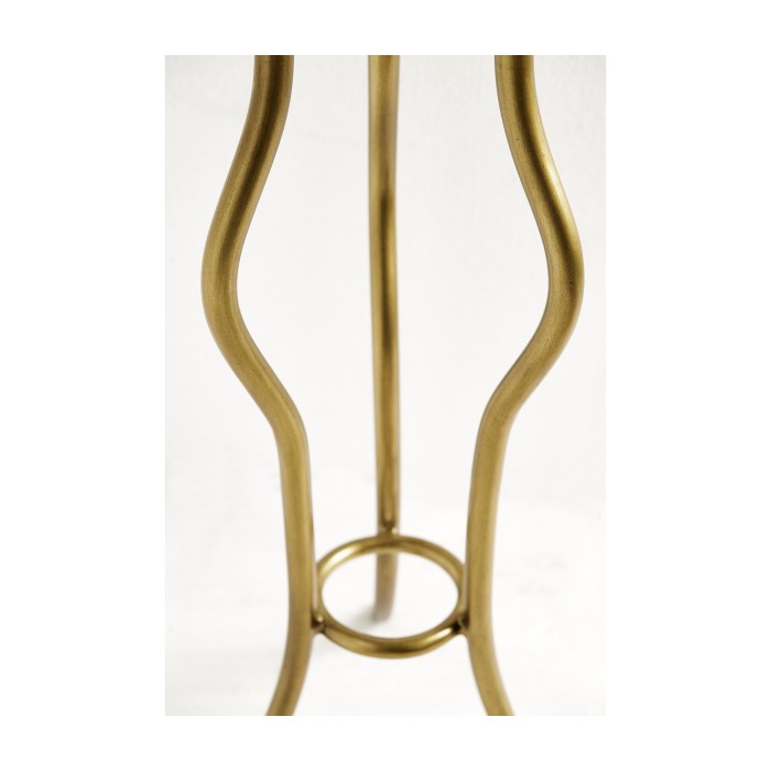 Églomisé & Gilt Iron Round Wine Table