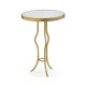 Églomisé & Gilt Iron Round Wine Table