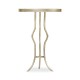 Églomisé & Silver Iron Round Wine Table