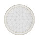 Églomisé & Silver Iron Round Wine Table