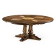 Round Country Extending Dining Table 59