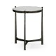 Églomisé & Bronze Medium Iron Lamp Table