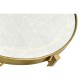 Églomisé & Gilded Iron Medium Lamp Table