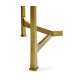 Églomisé & Gilded Iron Medium Lamp Table