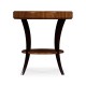 Art Deco High Lustre Round Side Table