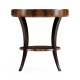 Art Deco Satin Round Side Table