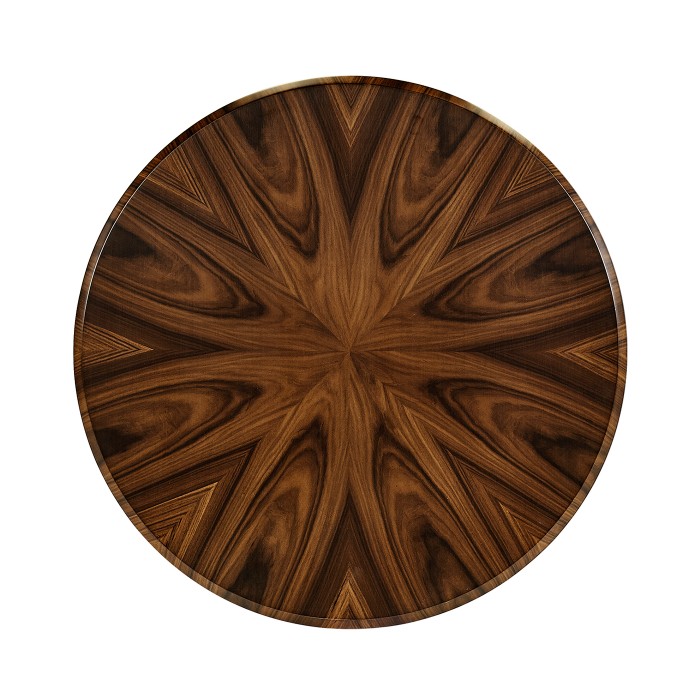 Art Deco Satin Round Side Table
