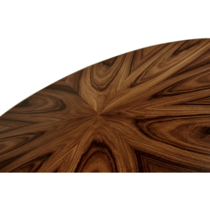 Art Deco Satin Round Side Table
