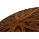 Art Deco Satin Round Side Table