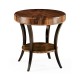 Art Deco Satin Round Side Table