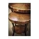 Art Deco Satin Round Side Table
