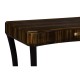Rectangular Art Deco Macassar Ebony High Lustre Side Table with Drawer