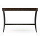 Rectangular Art Deco Macassar Ebony High Lustre Console Table