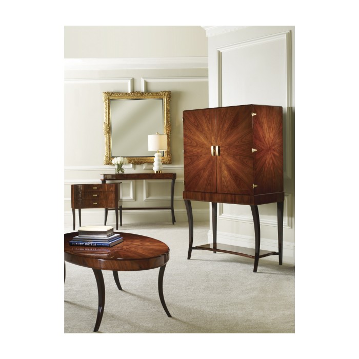 Art Deco Satin Console Table