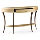 Art Deco Large Demilune Console Table with Drawer