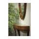Art Deco Satin Large Demilune Console Table with Drawer