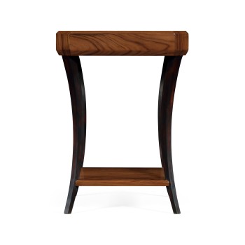 Art Deco High Lustre Square Side Table