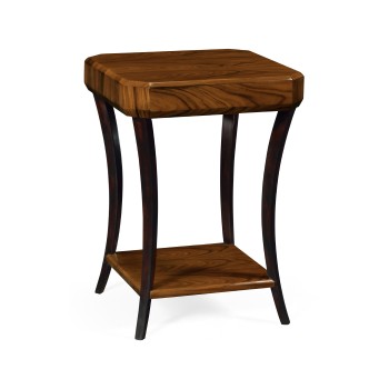 Art Deco High Lustre Square Side Table