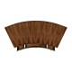 Art Deco Curved Desk