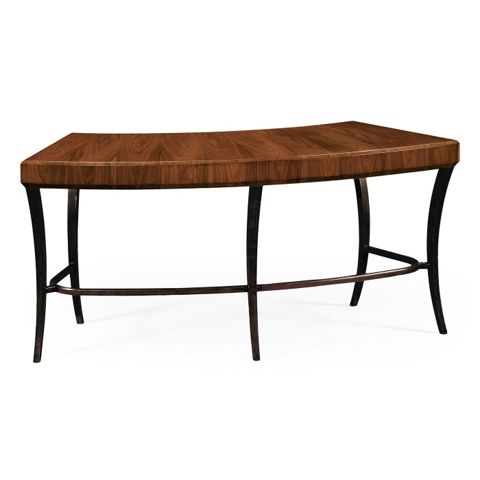 Art Deco Curved Desk